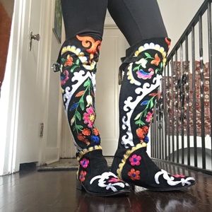 LAST CALL SALE ModCloth Embroidered Boots